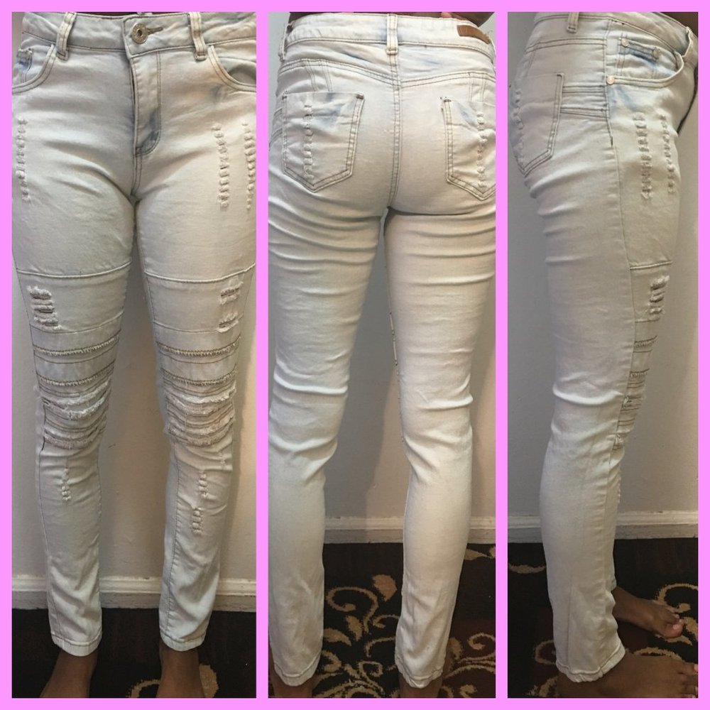 2 for $7 Stonewash Skinny Jeans